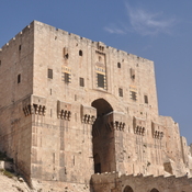 Aleppo, Citadel, ornament with snake as symbol of eternity