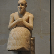Mari, Figurine of superintendant Ebih-il in kaukanes, found in temple of Ishtar
