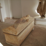 Carthage, Sarcophagus with a mixed Greek, Etruscan, and Egyptian influences