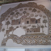 Hadrumetum, Mosaic with villa