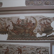 Dougga, Mosaic with nautic scene with Dionysius