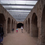 El Djem, Roman theater, Underground structures