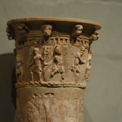 Parthian rhyton with lion-griffin, ivory