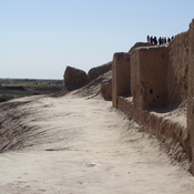 Toprak Kale, Exterior wall of the Chorasmian fortress