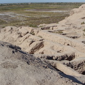 Toprak Kale, Remains of dwellings in a Chorasmian fortress