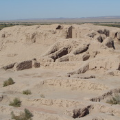 Toprak Kale, Remains of dwellings in a Chorasmian fortress