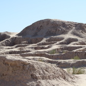 Toprak Kale, Remains of dwellings in a Chorasmian fortress