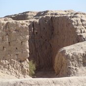 Toprak Kale, Remains of dwellings in a Chorasmian fortress