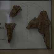 Afrosiab Hill, Remains of relief with king and queen from Kushan empire