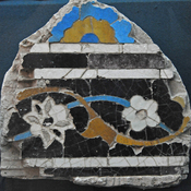 Afrosiab Hill, Glazed tiles