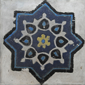 Afrosiab Hill, Glazed tiles