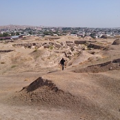 Afrosiab Hill, Foundations