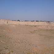 Afrosiab Hill, Between the walls