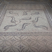 Mozaiek in het Huis van Orpheus
