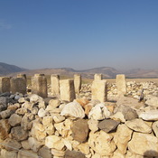 Remains of the House of Pillars in Hazor.