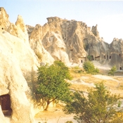 Early Christian monastic caves