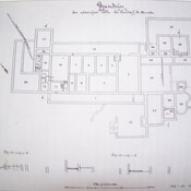 plan of the excaveted villa
