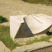 Claros, ancient city sundial