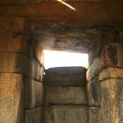Gerga Carian temple - interior