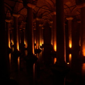 Columns in Cistern Basilica