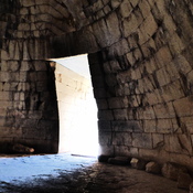 the entrance of the tomb...