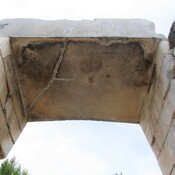 Orchomenos,lintel on Treasury of Minyas