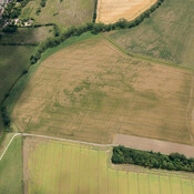 An aerial view of the Roman town near Great Staughton