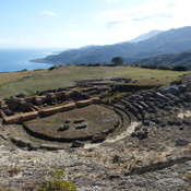 Aigeira. the Greek theater