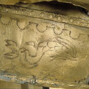 Detail Romeinse helm
