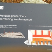Infotafel Römerbad Archäologischer Park