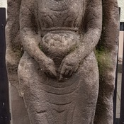 Relief der Unterweltsgöttin Herecura (Stadtmuseum Bad Cannstatt)