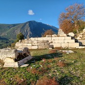 Arykanda Podium Temple, altar, sacrificial tethering block & bloodshed Pit