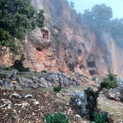Rock cut tombs east ( 36.24566, 29.81753 )