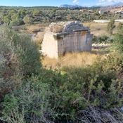 Patara necropolis, 'temple' tomb.