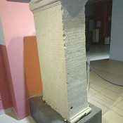 trilingual stele. 337 bce. (Fethiye museum)