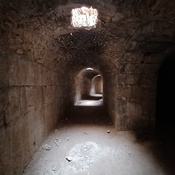 Smitthus Theatre, vaulted passage with  light-wells.