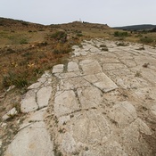Road leading to bridge
