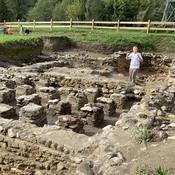 Excavation of the Roman thermal baths 2022