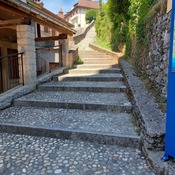 Ansicht von der Kirche aus