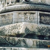 Relief on the base of column