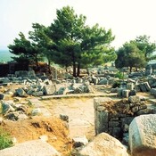View from Agora of Priene on the Meandros Plain