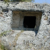 Villanova Monteleone, necropolis of Puttu Codinu: dromos of the  tomb IX