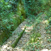 Roman aqueduct channel