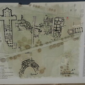 Venosa archeological site map