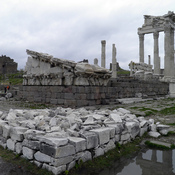The Temple of Trajan (Trajaneum) on the Upper Acropolis