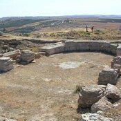 Ruins of church at Tell Hesban