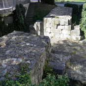 Remains of the late antique city gate, 4th Century A.D., Mogontiacum (Mainz), Germania