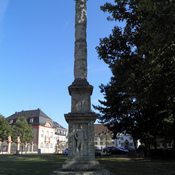 The replica of the Jupiter Column, the original was found in Mainz in found in 1905 broken into more than 2000 pieces, Mogontiacum (Mainz), Germania