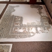 ''Lyrbe Library ''  7 Sages Mosaic - Antalya Archaeological Museum