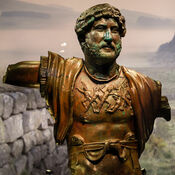 Bronze statue of the Roman Emperor Hadrian